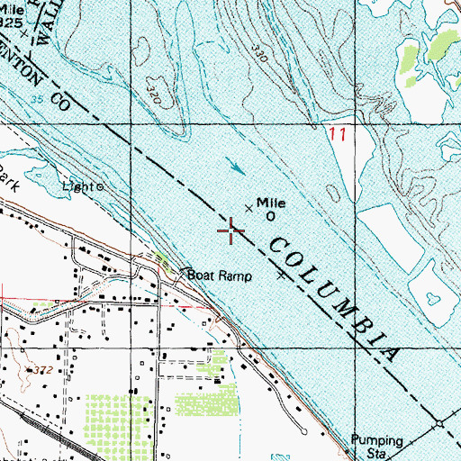 Topographic Map of Snake River, WA