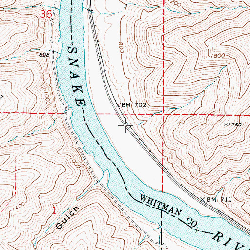 Topographic Map of Nisqually John Landing, WA
