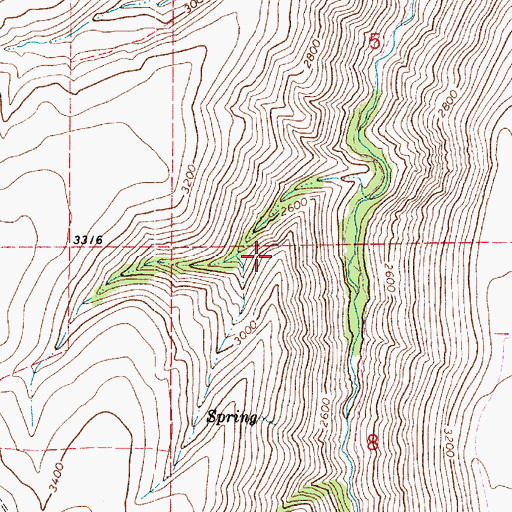 Topographic Map of Asotin County, WA