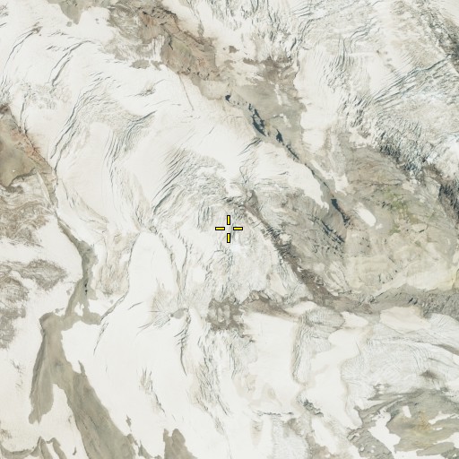 Aerial/Satellite Image of Cowlitz Glacier, WA