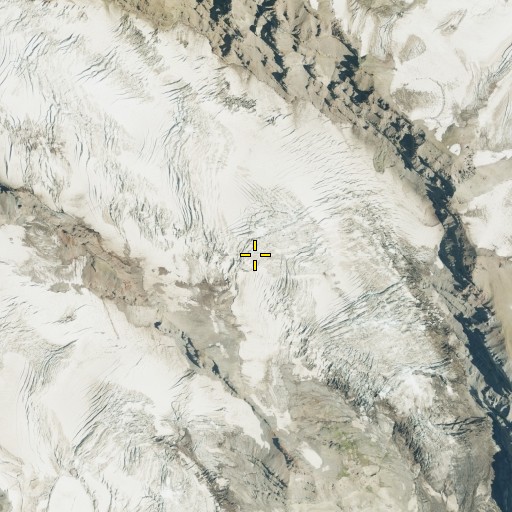 Aerial/Satellite Image of Ingraham Glacier, WA