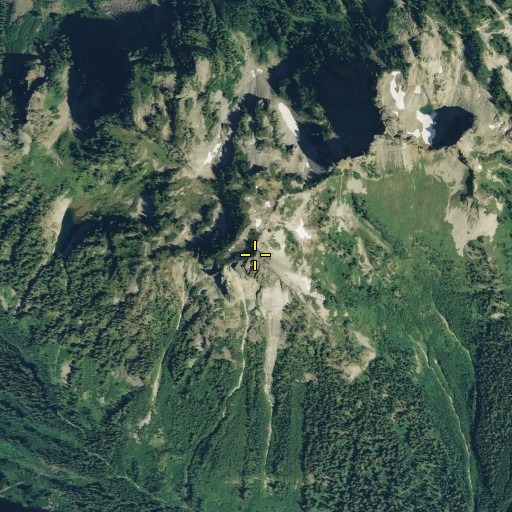 Aerial/Satellite Image of Plummer Peak, WA