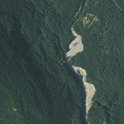 Aerial/Satellite Image of Stevens Creek, WA