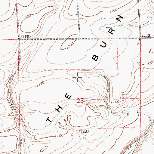 Topographic Map of The Burn, WA