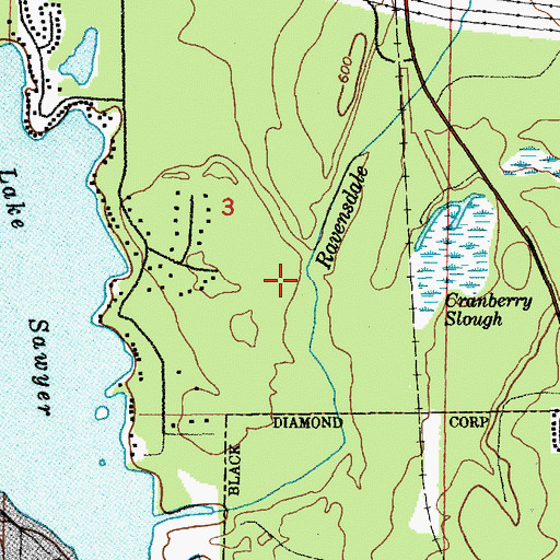 Topographic Map of Washington Air Museum Heliport, WA