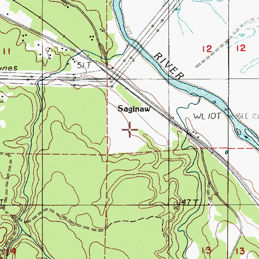 Topographic Map of D and B Airpark, WA