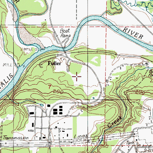 Topographic Map of My Airport, WA