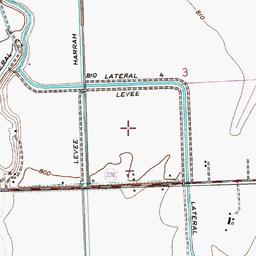 Topographic Map of Labbee Field (historical), WA