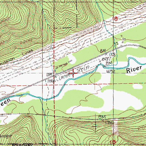 Topographic Map of Lester State Airport (historical), WA