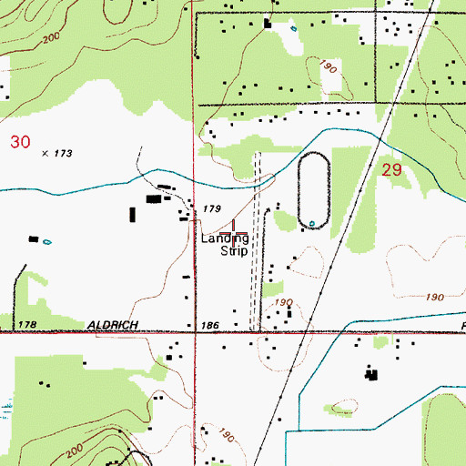 Topographic Map of Cricket Field, WA