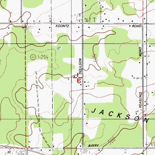 Topographic Map of Foster Heliport, WA