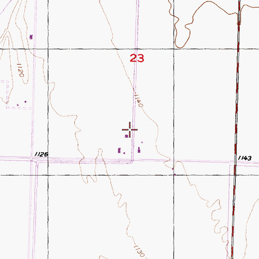 Topographic Map of Ochoa Field, WA