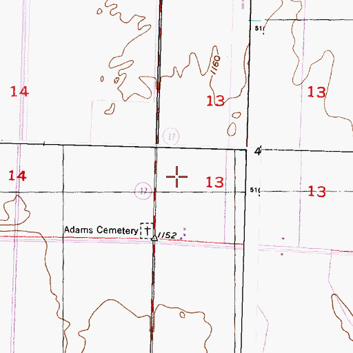 Topographic Map of Kent Farms Airport (historical), WA