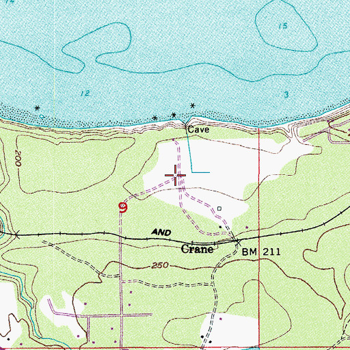 Topographic Map of Thompson Heliport, WA