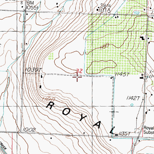 Topographic Map of Christensen Field, WA