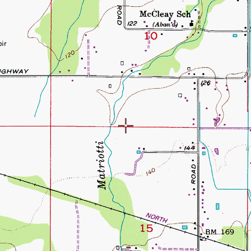 Topographic Map of Grand View International Airport, WA