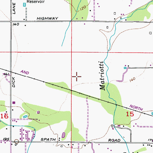 Topographic Map of Sequim Valley Airport, WA