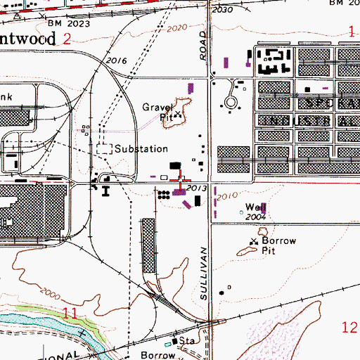 Topographic Map of N A Degerstrom Yard Heliport, WA