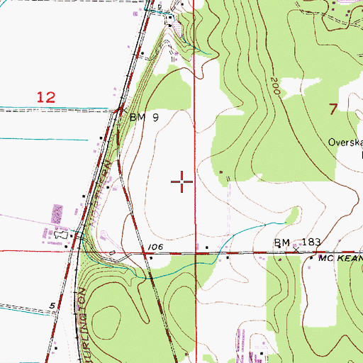 Topographic Map of Sunset Airport, WA