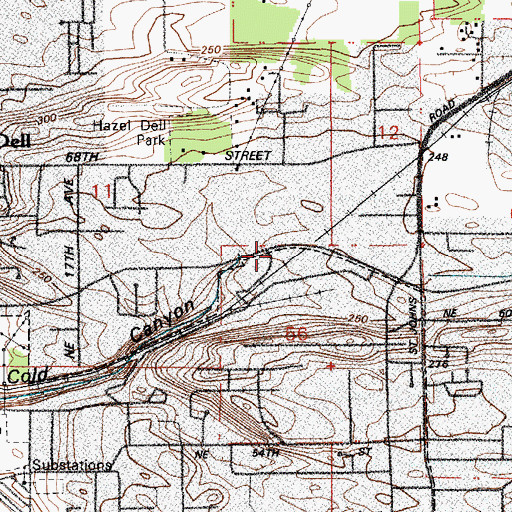 Topographic Map of Ross Complex Heliport, WA