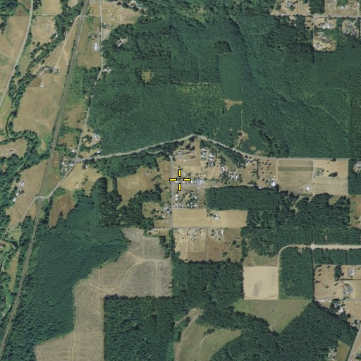 Aerial/Satellite Image of Vista Mobile Estate Airport (historical), WA