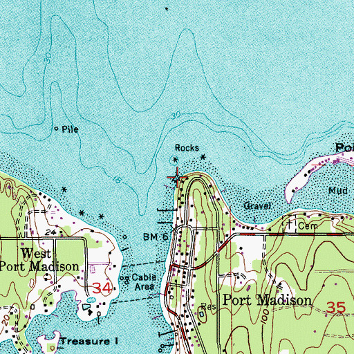 Topographic Map of Haley Heliport, WA