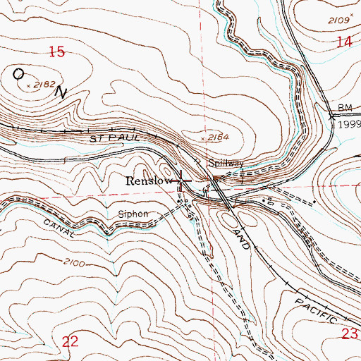 Topographic Map of Wippe Pumping Station, WA
