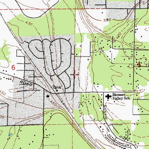 Topographic Map of Berkeley, WA