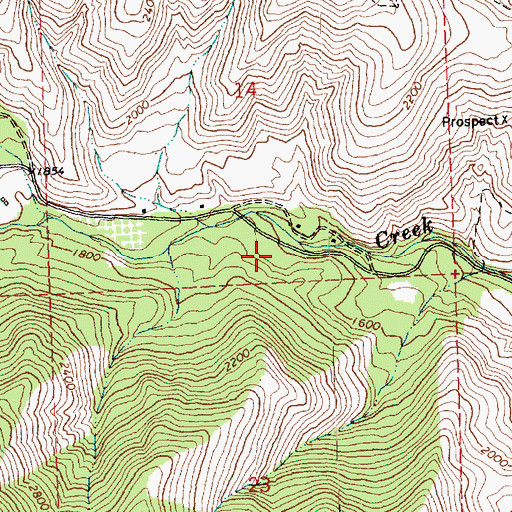Topographic Map of Squaw Creek Guard Station (historical), WA