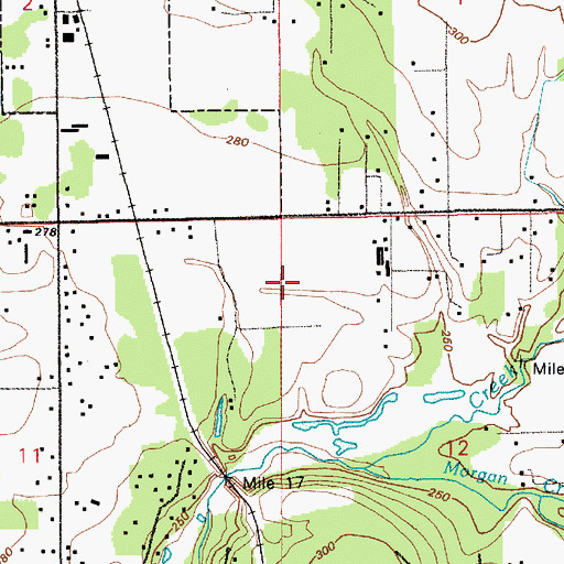 Topographic Map of Cedars North Airpark, WA