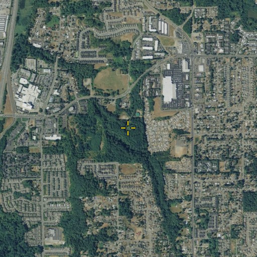Aerial/Satellite Image of KRIZ-AM (Renton), WA