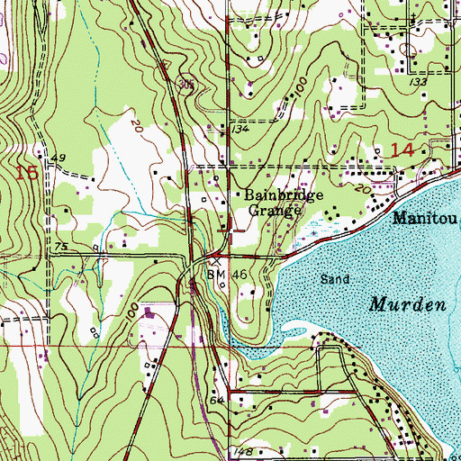 Topographic Map of KZOK-AM (Seattle), WA