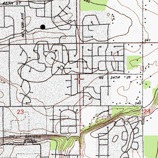 Topographic Map of KMXI-AM (Vancouver), WA