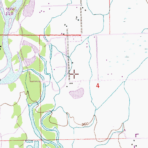 Topographic Map of KMWX-AM (Yakima), WA