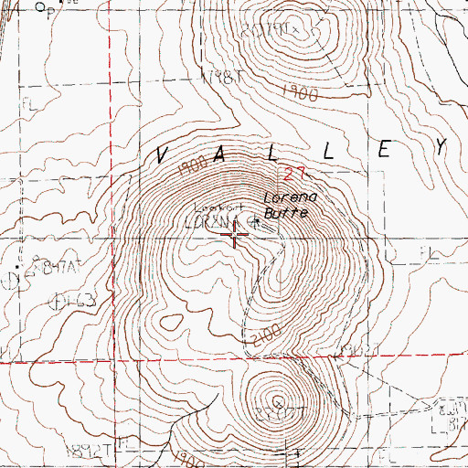 Topographic Map of KZPC-FM (Goldendale), WA