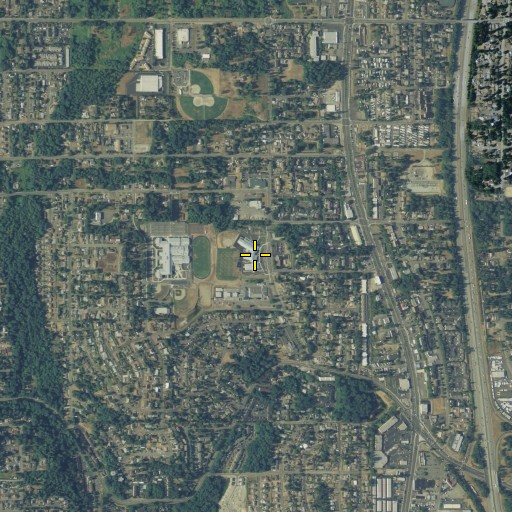 Aerial/Satellite Image of Midway Elementary School, WA