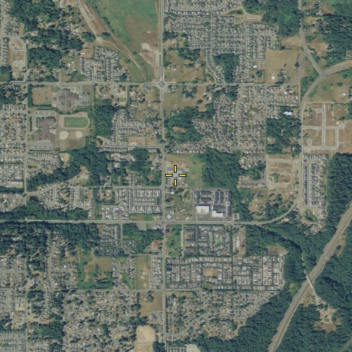 Aerial/Satellite Image of Lea Hill Elementary School, WA