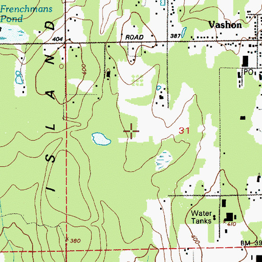 Topographic Map of KGNW-AM (Burien-Seattle), WA