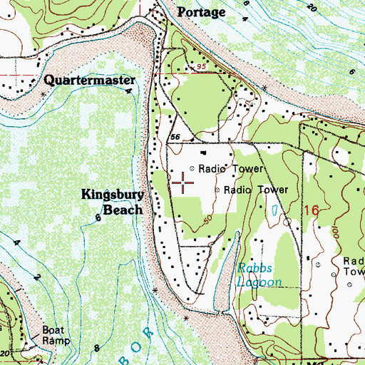 Topographic Map of KIRO-AM (Seattle), WA