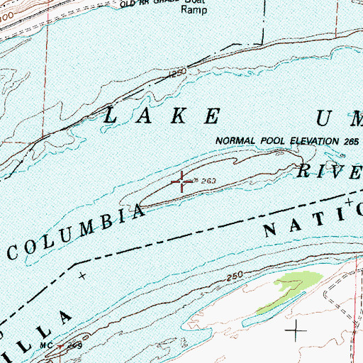 Topographic Map of Cooks Island (historical), WA