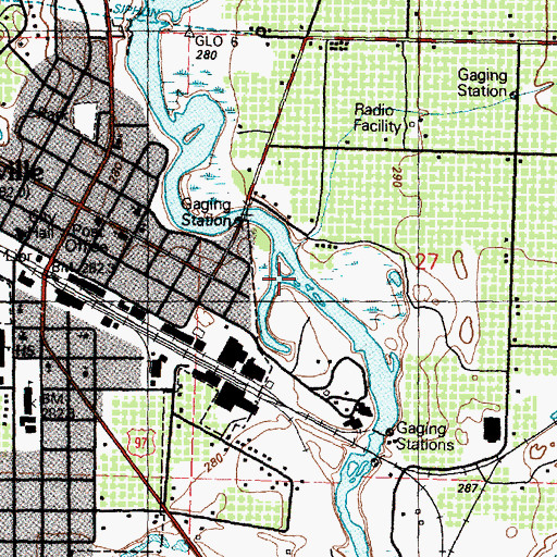 Topographic Map of Tomasket Creek, WA