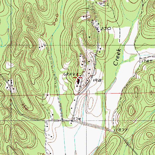 Topographic Map of Snow Hill Institute, AL