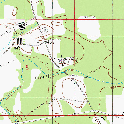 Topographic Map of Suttle School, AL