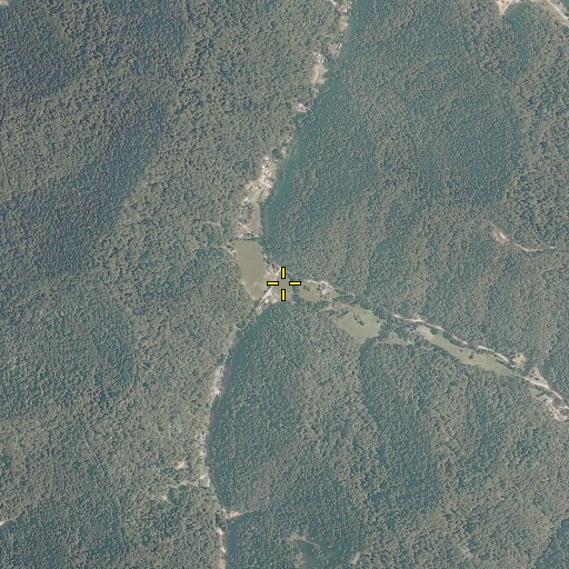 Aerial/Satellite Image of Browns Run, WV