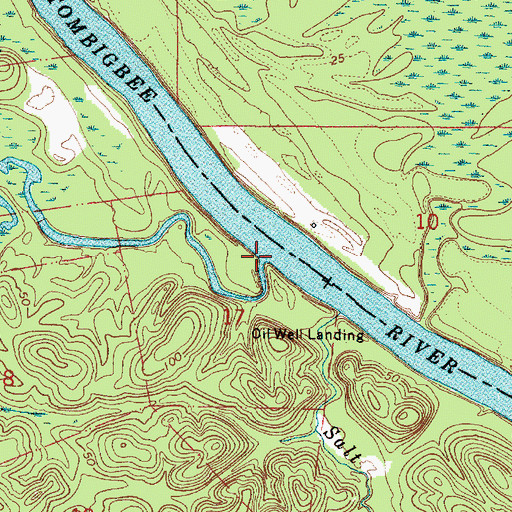 Topographic Map of Tauler Creek, AL