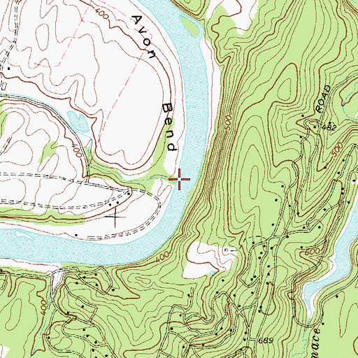 Topographic Map of Bullskin Run, WV