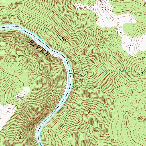 Topographic Map of Conner Run, WV