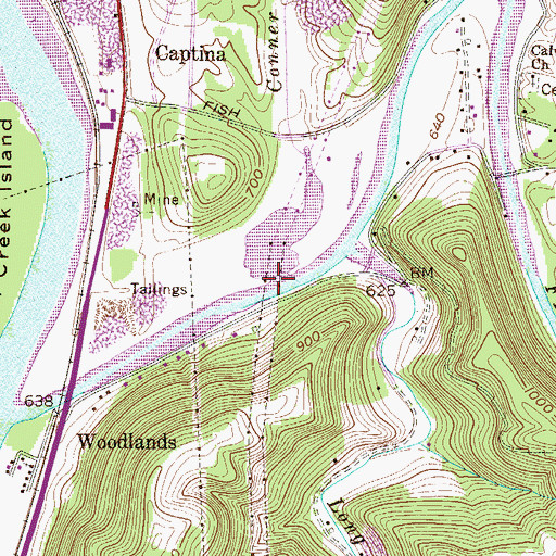 Topographic Map of Conner Run, WV