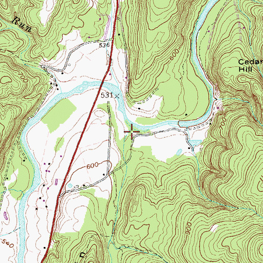 Topographic Map of Connor Hollow, WV