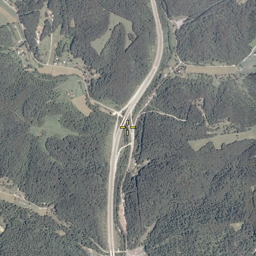 Aerial/Satellite Image of Dudden Fork, WV